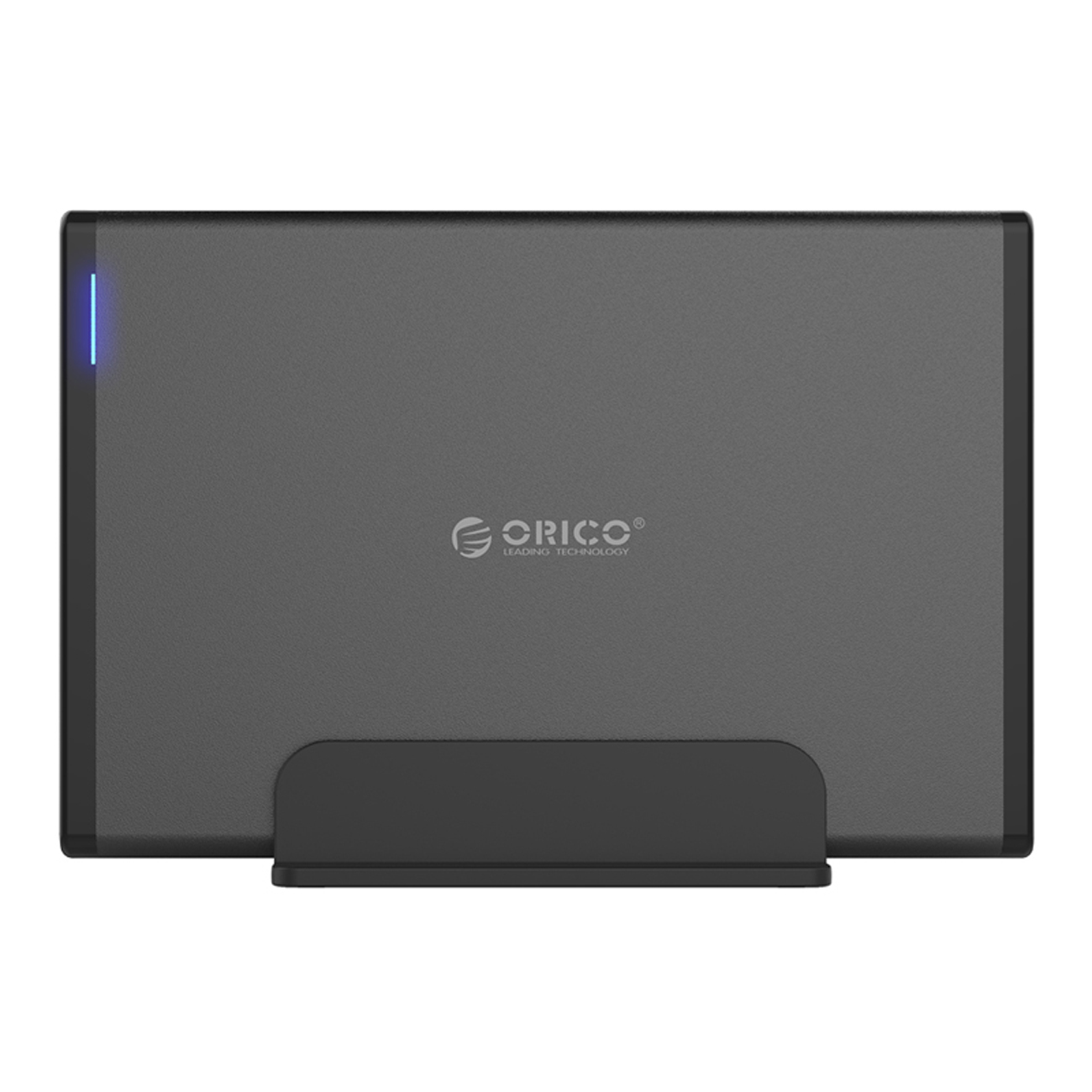 roduct image, side view: Orico 3.5 inch USB3.0 External Hard Drive Enclosure